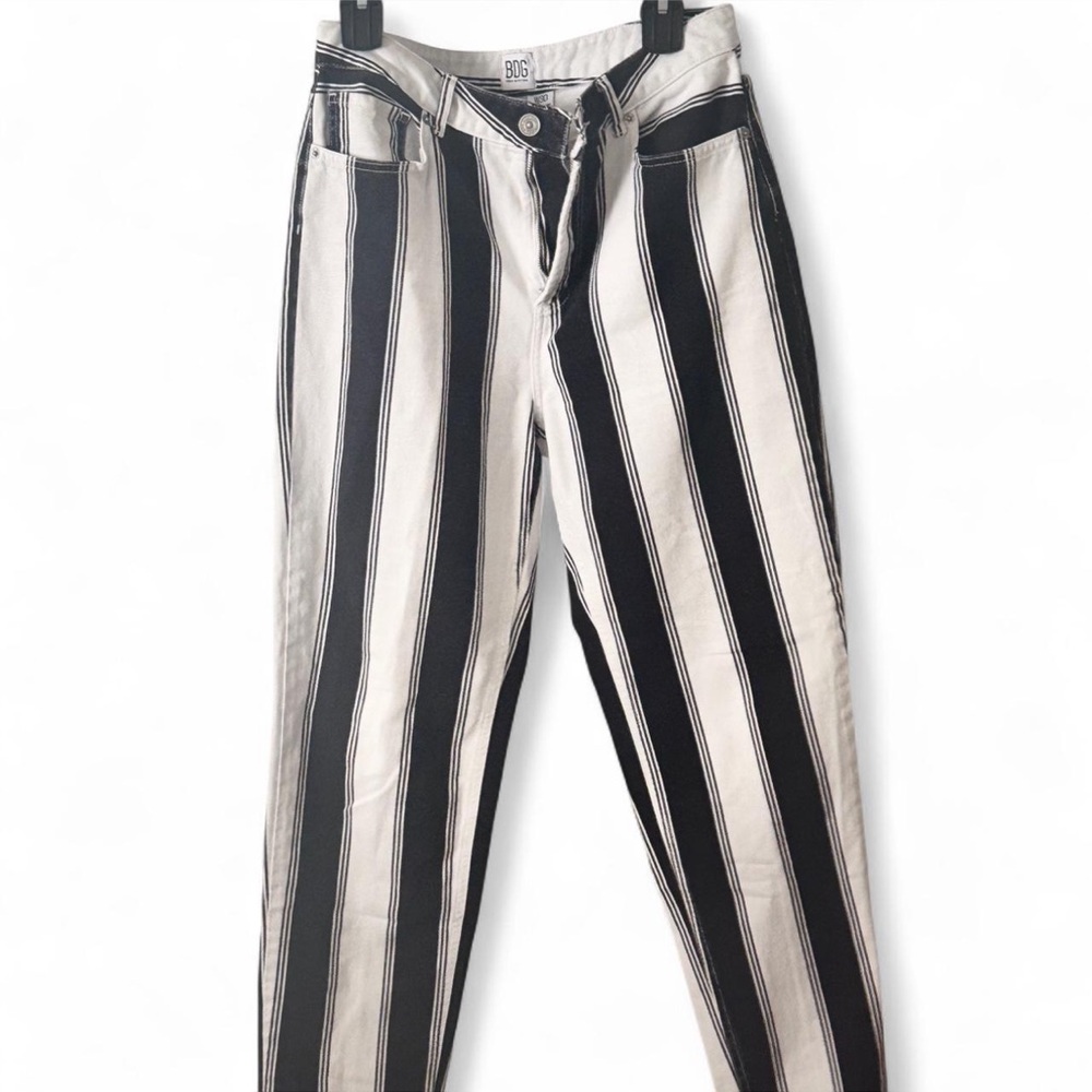 BDG Black and White Denim Jeans